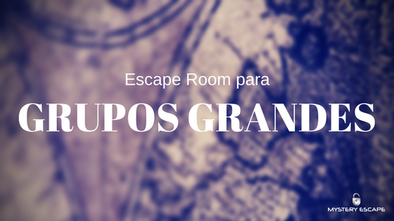 Escape room para grupos grandes en barcelona